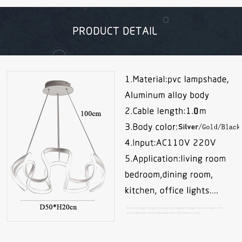 lustre moderne led décoration maison mode plafonnier luminaires