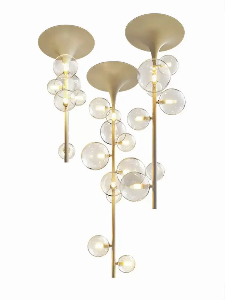lustre moderne à led design créatif pour intérieur élégant