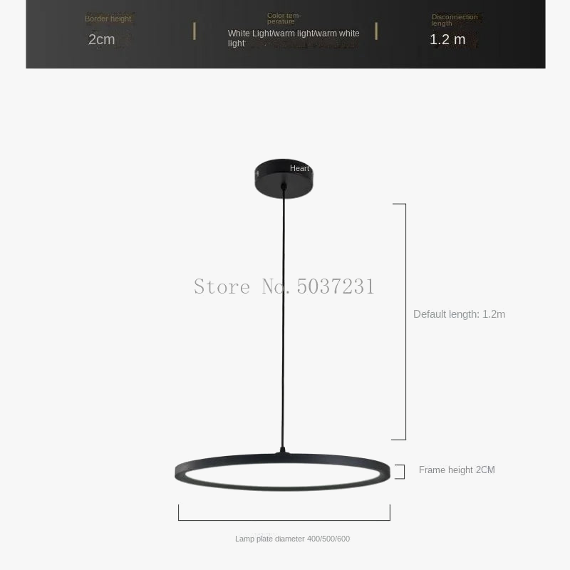 lustre moderne à led design nordique pour intérieur