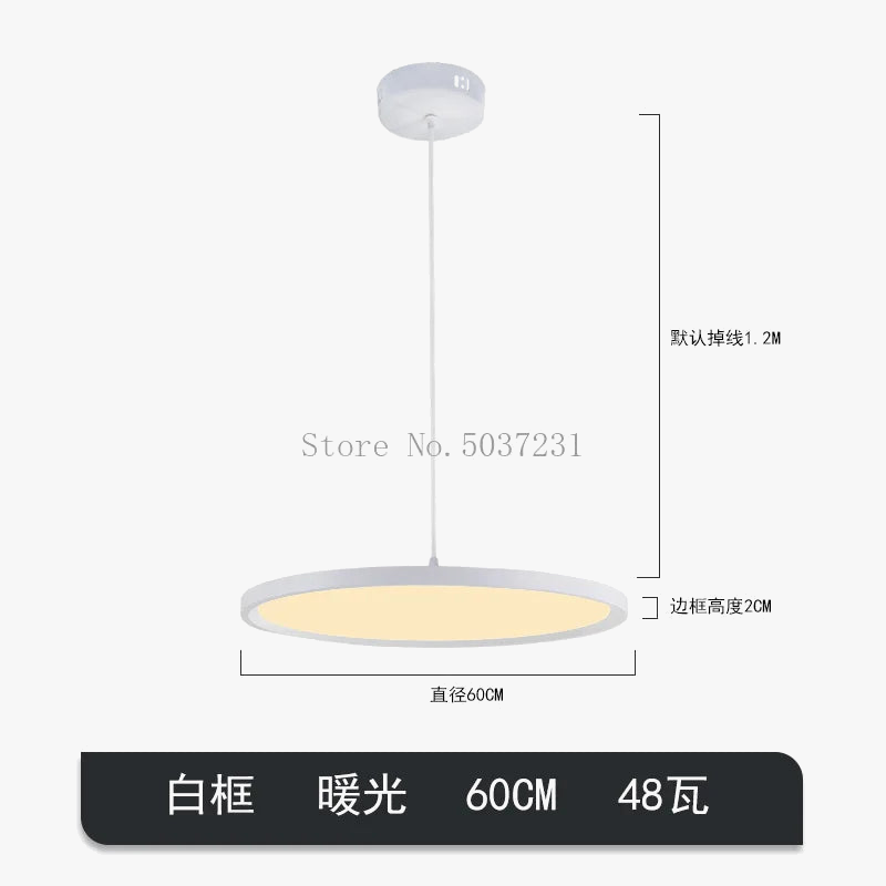 lustre moderne à led design nordique pour intérieur