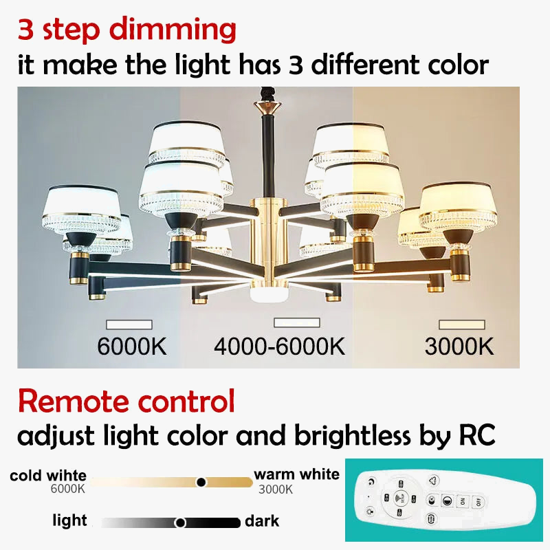 lustre moderne led design nordique pour intérieur élégant
