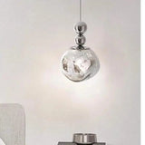 lustre moderne à led en cristal design nordique pour bar et salon