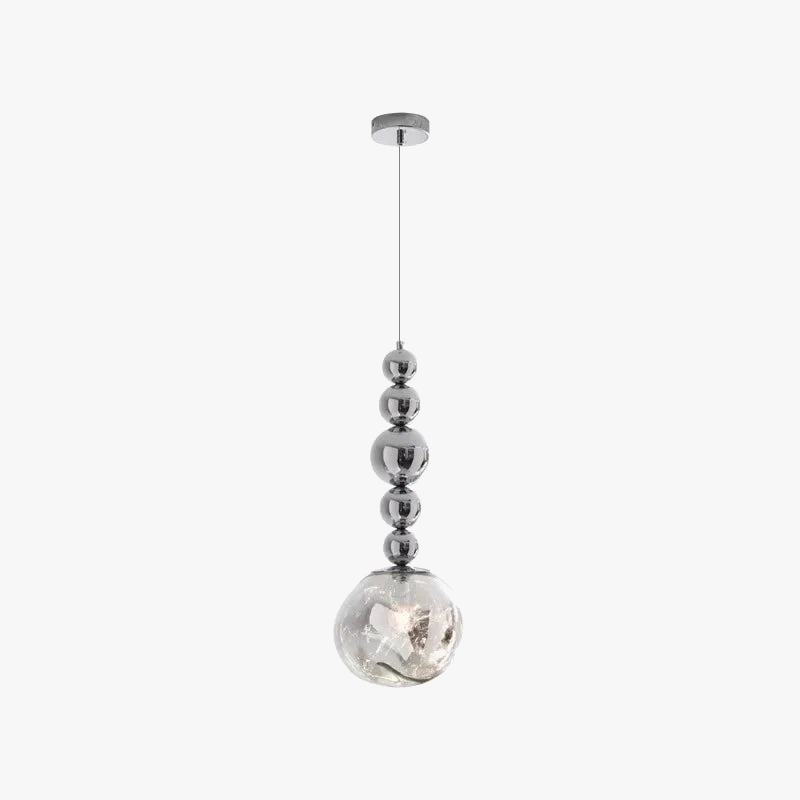 lustre moderne à led en cristal design nordique pour bar et salon