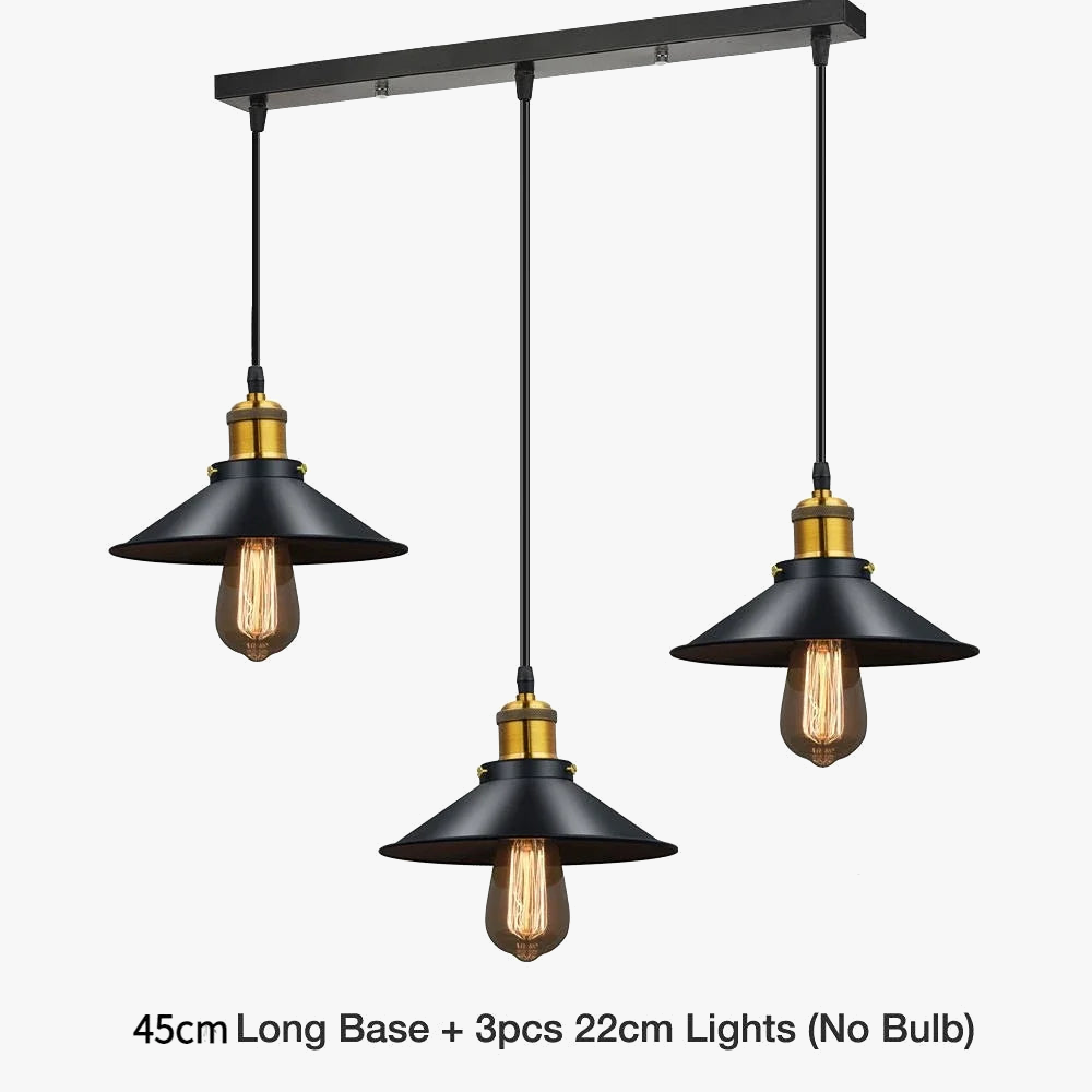 lustre moderne led en métal avec suspension vintage