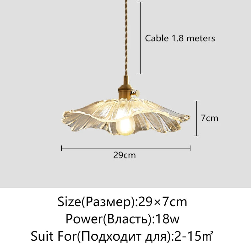 lustre moderne led en verre cristal pour décoration maison