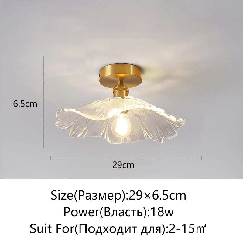lustre moderne led en verre cristal pour décoration maison