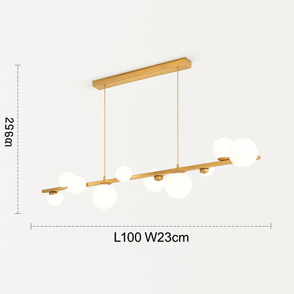 lustre moderne à led imitation fer et bois décoratif