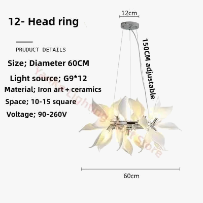 lustre moderne led nordique simple brillant pour hôtel villa