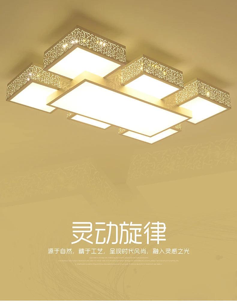 lustre moderne à led pour éclairage intérieur élégant