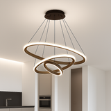 Lustre moderne à LED pour décoration intérieure élégante