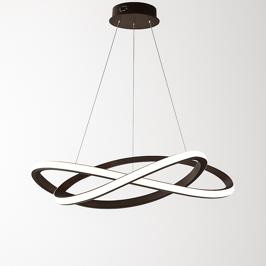 lustre moderne à led pour décoration intérieure élégante