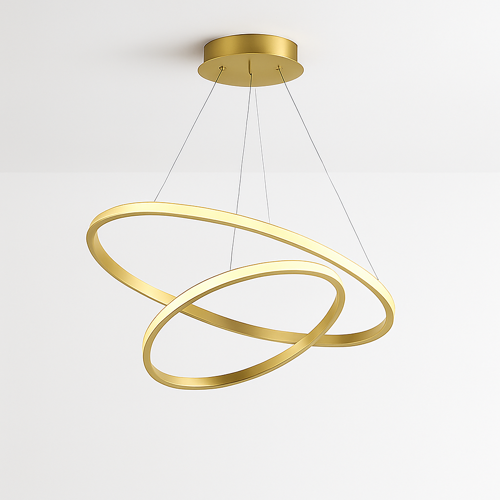 lustre moderne à LED pour décoration intérieure élégante