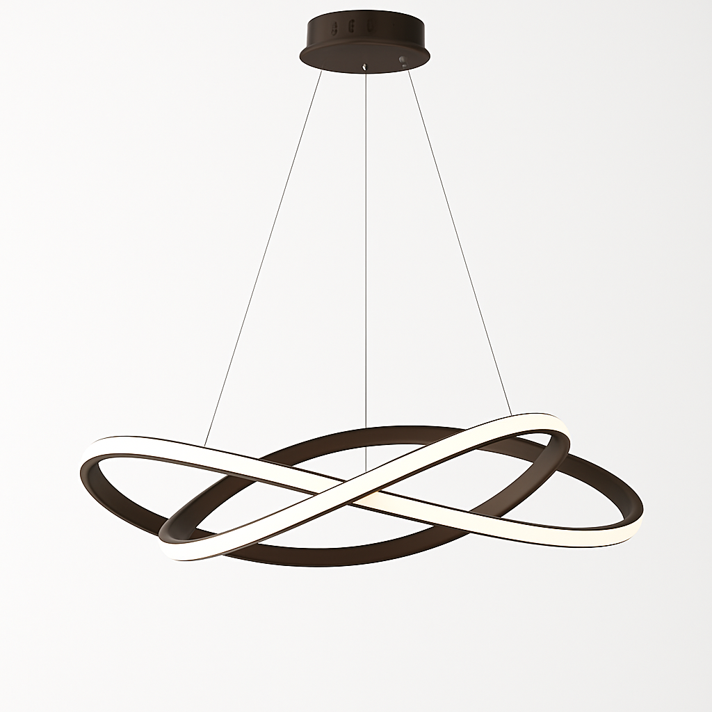 lustre moderne à led pour décoration intérieure élégante