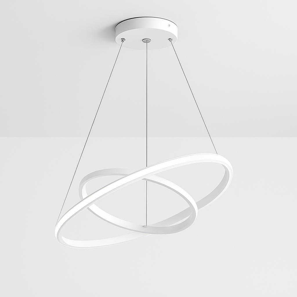 lustre moderne à LED pour décoration intérieure élégante
