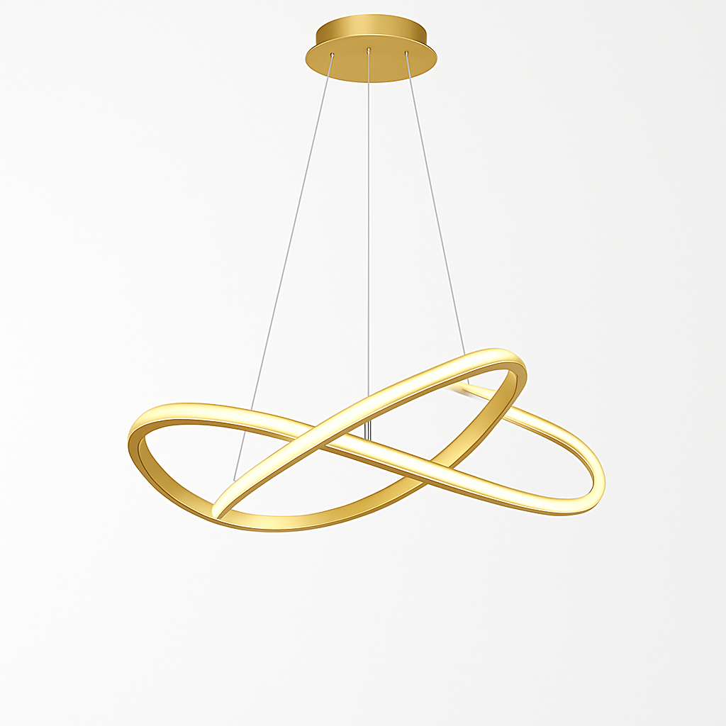 lustre moderne à led pour décoration intérieure élégante
