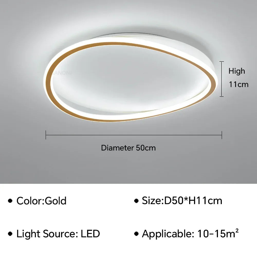 lustre moderne à led pour décoration intérieure élégante