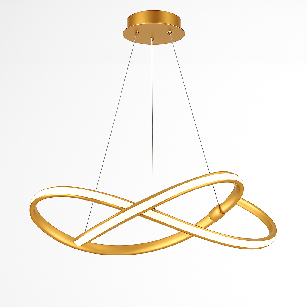 lustre moderne à led pour décoration intérieure élégante