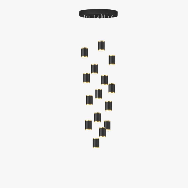 lustre moderne led pour escalier et intérieur contemporain
