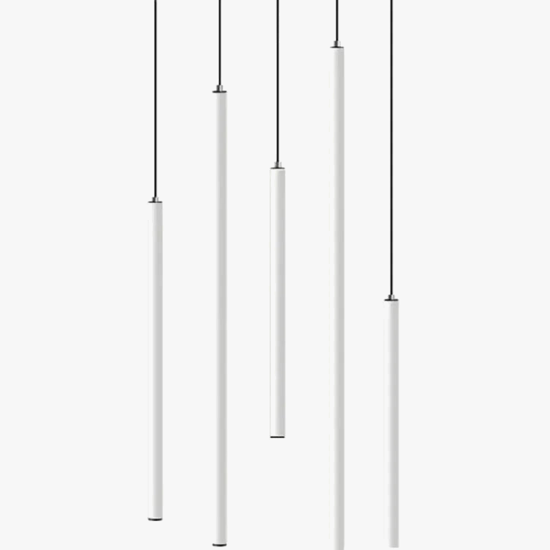 lustre moderne à led pour espaces de grande hauteur