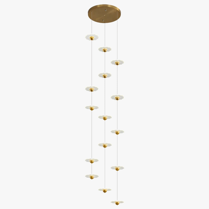 lustre moderne à led pour espaces intérieurs élégants et contemporains