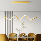 Lustre moderne led rotatif avec télécommande longue portée