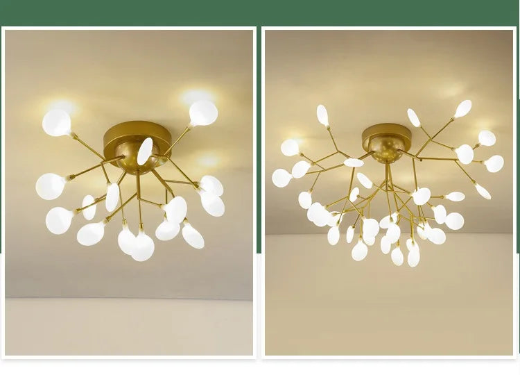 lustre moderne à leds créatif