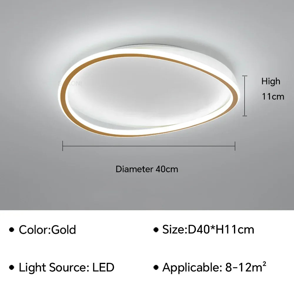 lustre moderne à leds pour décoration intérieure