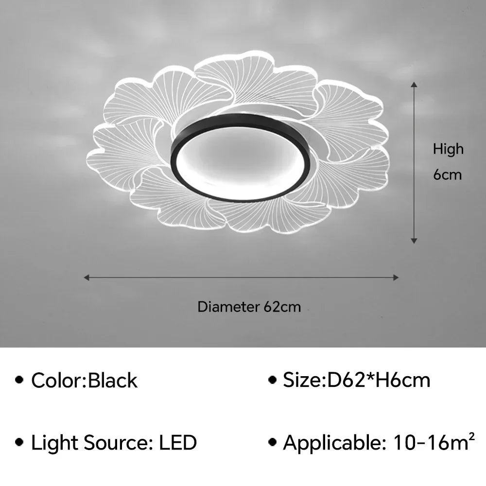 lustre moderne à leds pour décoration intérieure