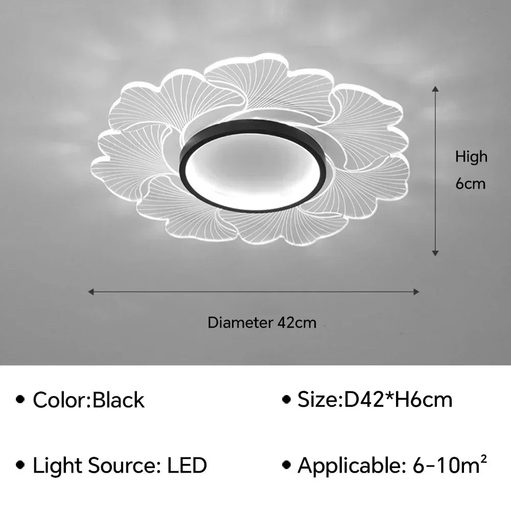 lustre moderne à leds pour décoration intérieure