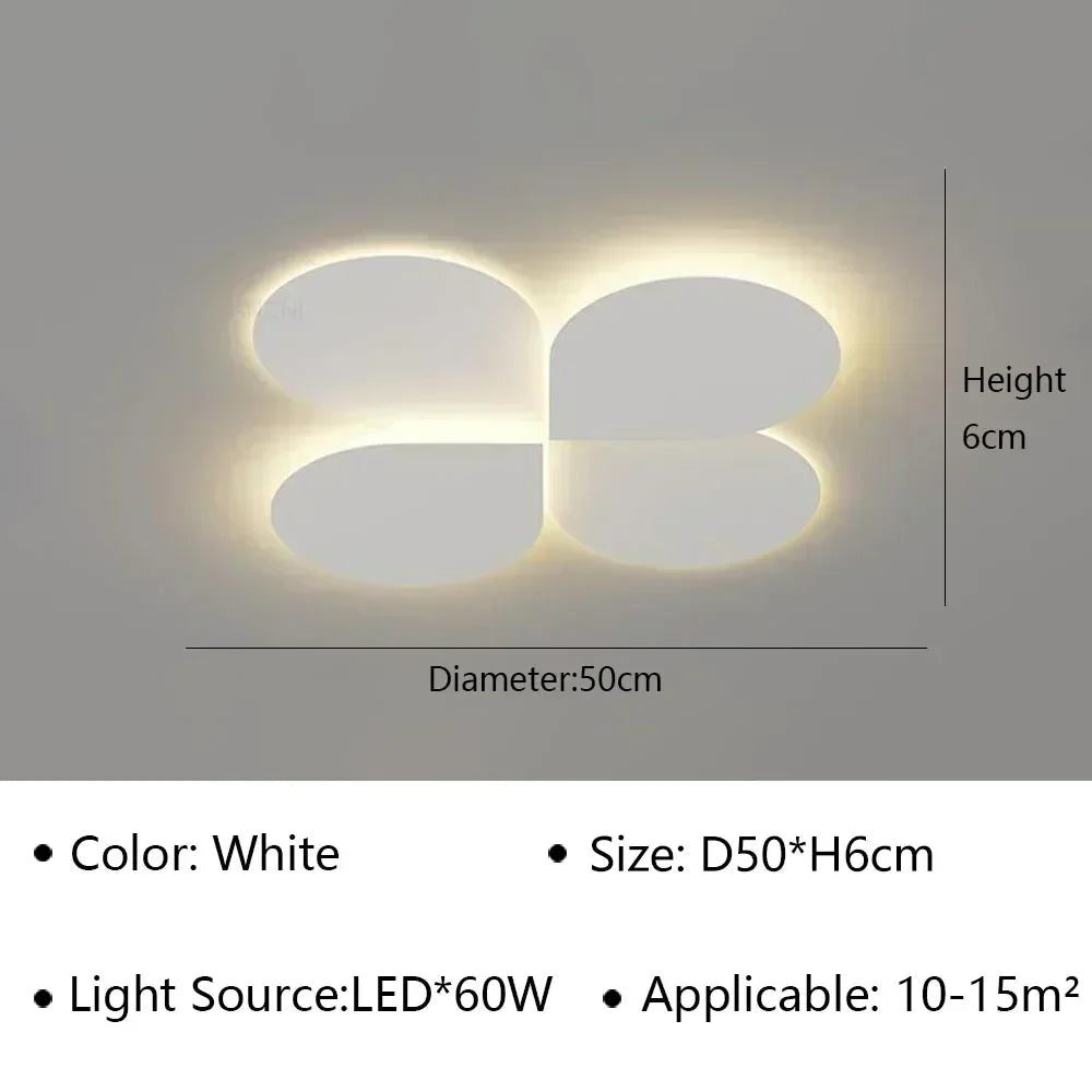 lustre moderne à leds pour décoration intérieure intelligente