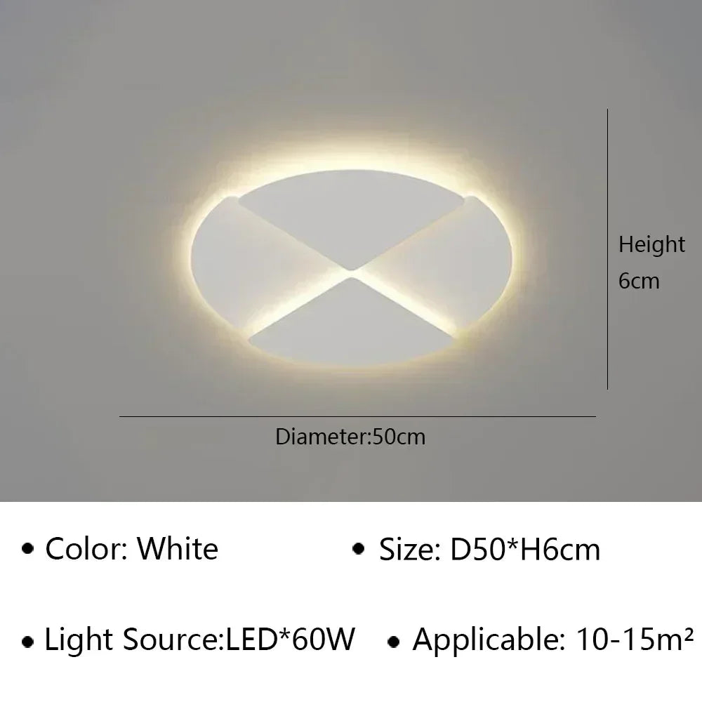 lustre moderne à leds pour décoration intérieure intelligente