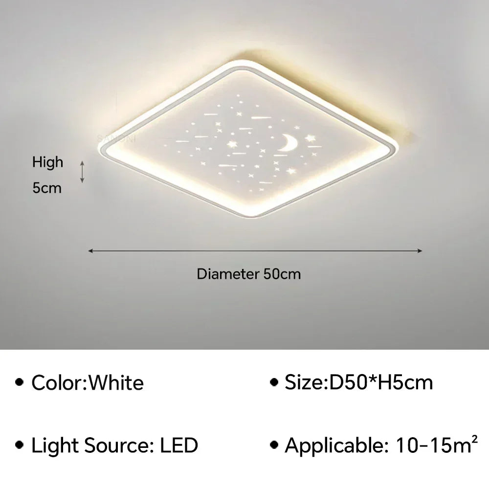 lustre moderne à leds pour décoration intérieure élégante