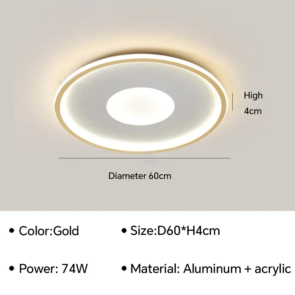 lustre moderne à leds pour décoration intérieure élégante
