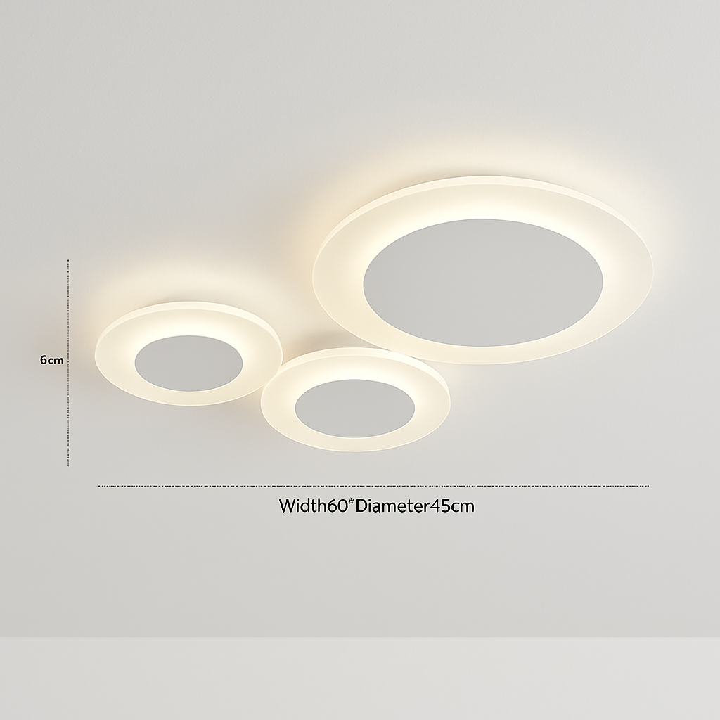 lustre moderne à leds pour décoration intérieure élégante et tendance