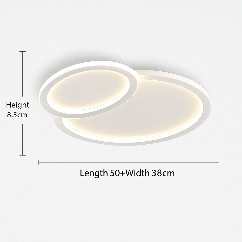 lustre moderne à leds pour décoration intérieure élégante et tendance