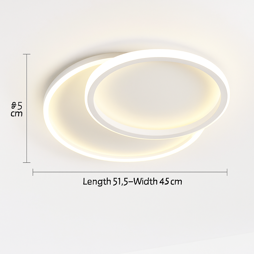 lustre moderne à leds pour décoration intérieure élégante et tendance