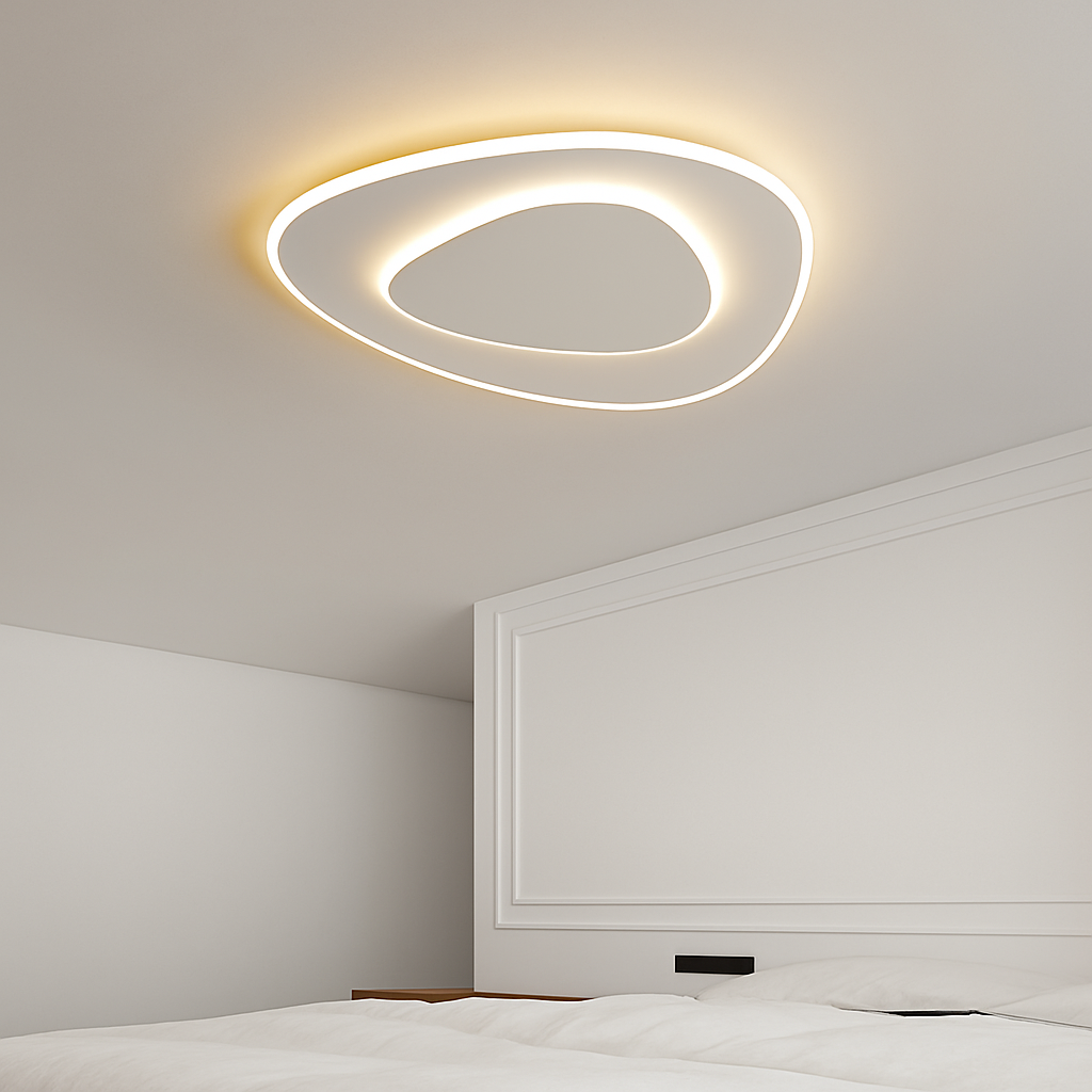 lustre moderne à leds pour décoration intérieure élégante et tendance