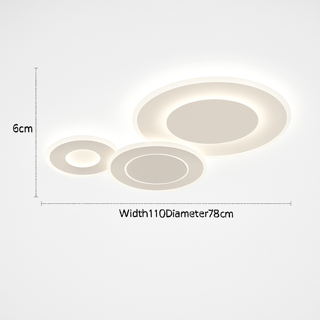 lustre moderne à leds pour décoration intérieure élégante et tendance