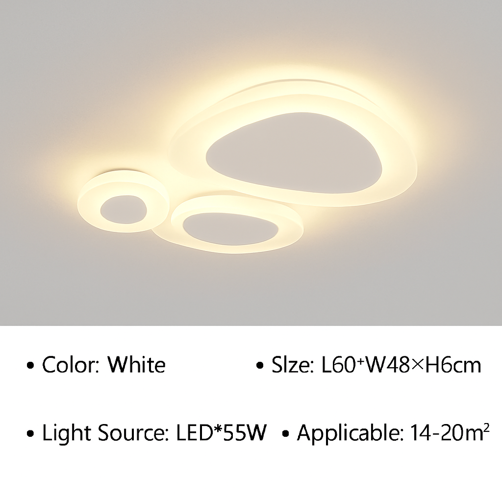lustre moderne à leds pour décoration intérieure élégante et tendance