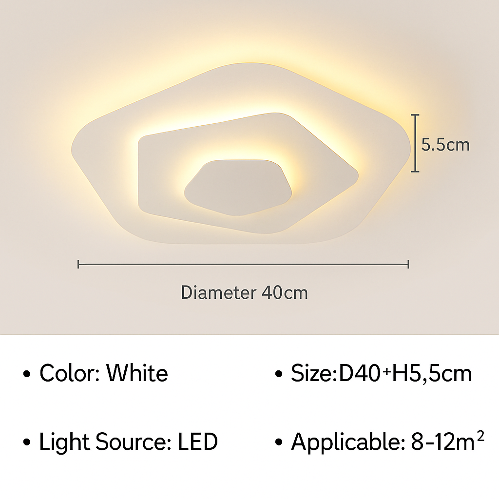 lustre moderne à leds pour décoration intérieure élégante et tendance