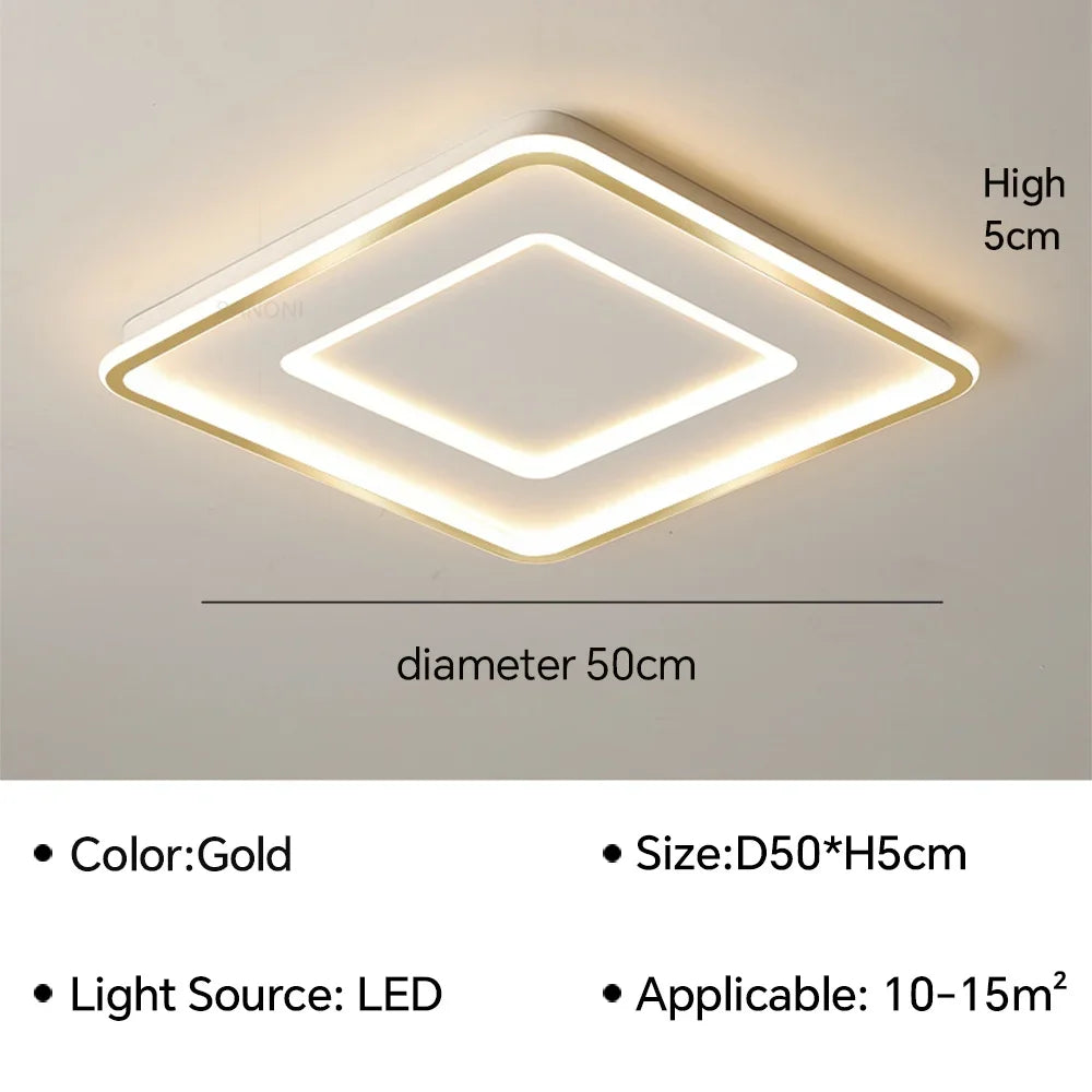 lustre moderne à leds pour décoration intérieure luminaire