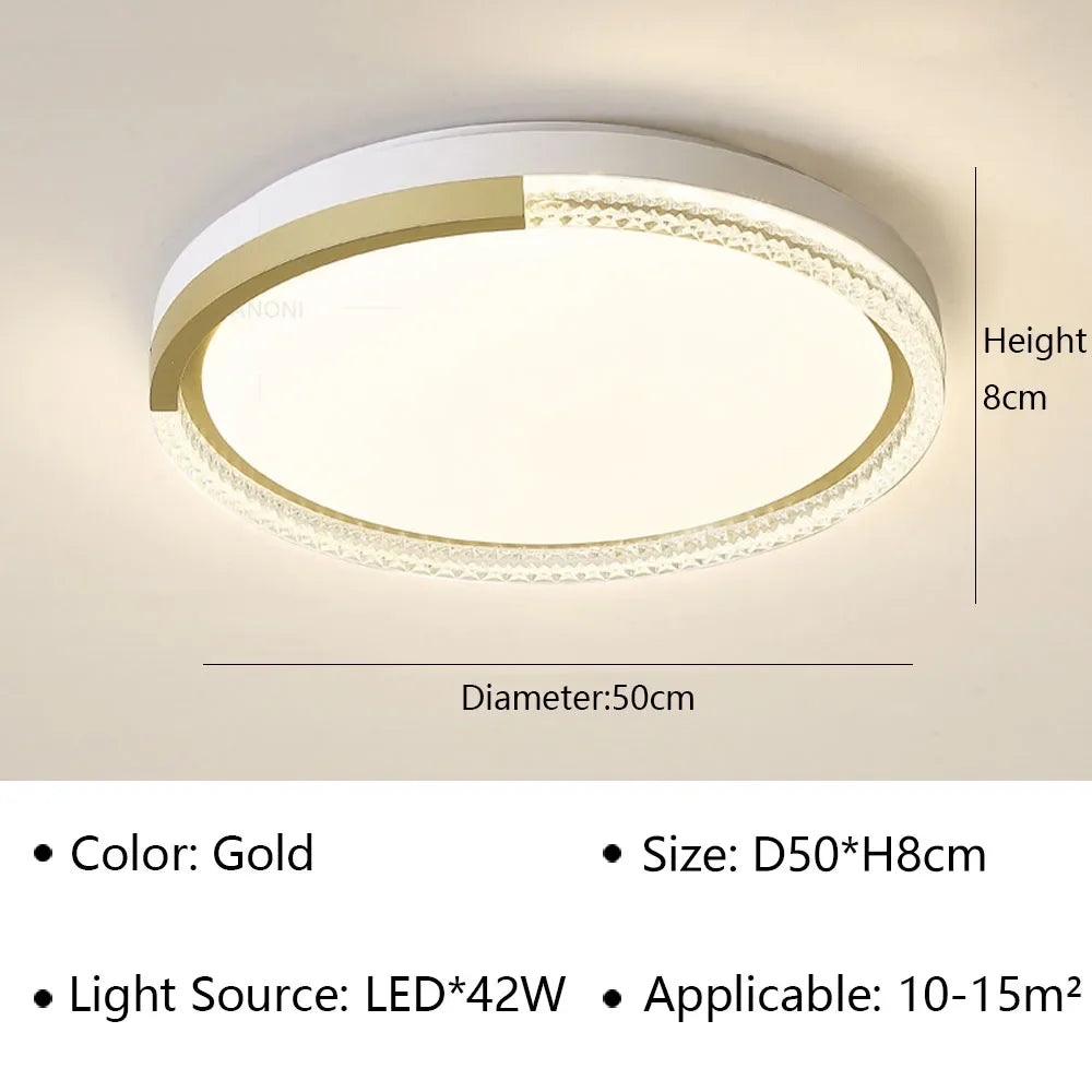 lustre moderne à leds pour décoration intérieure luminaire