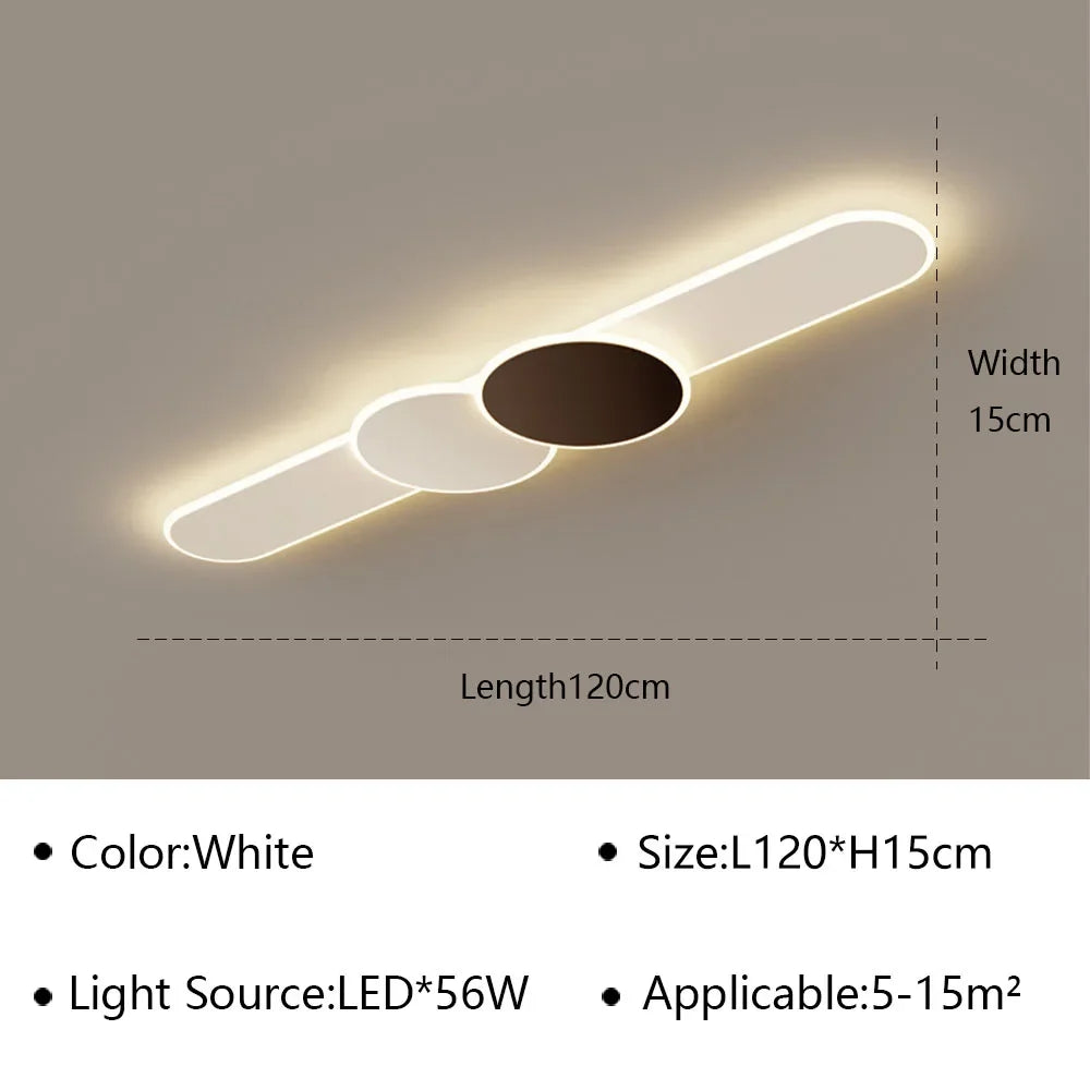 lustre moderne à leds pour décoration intérieure lumineuse