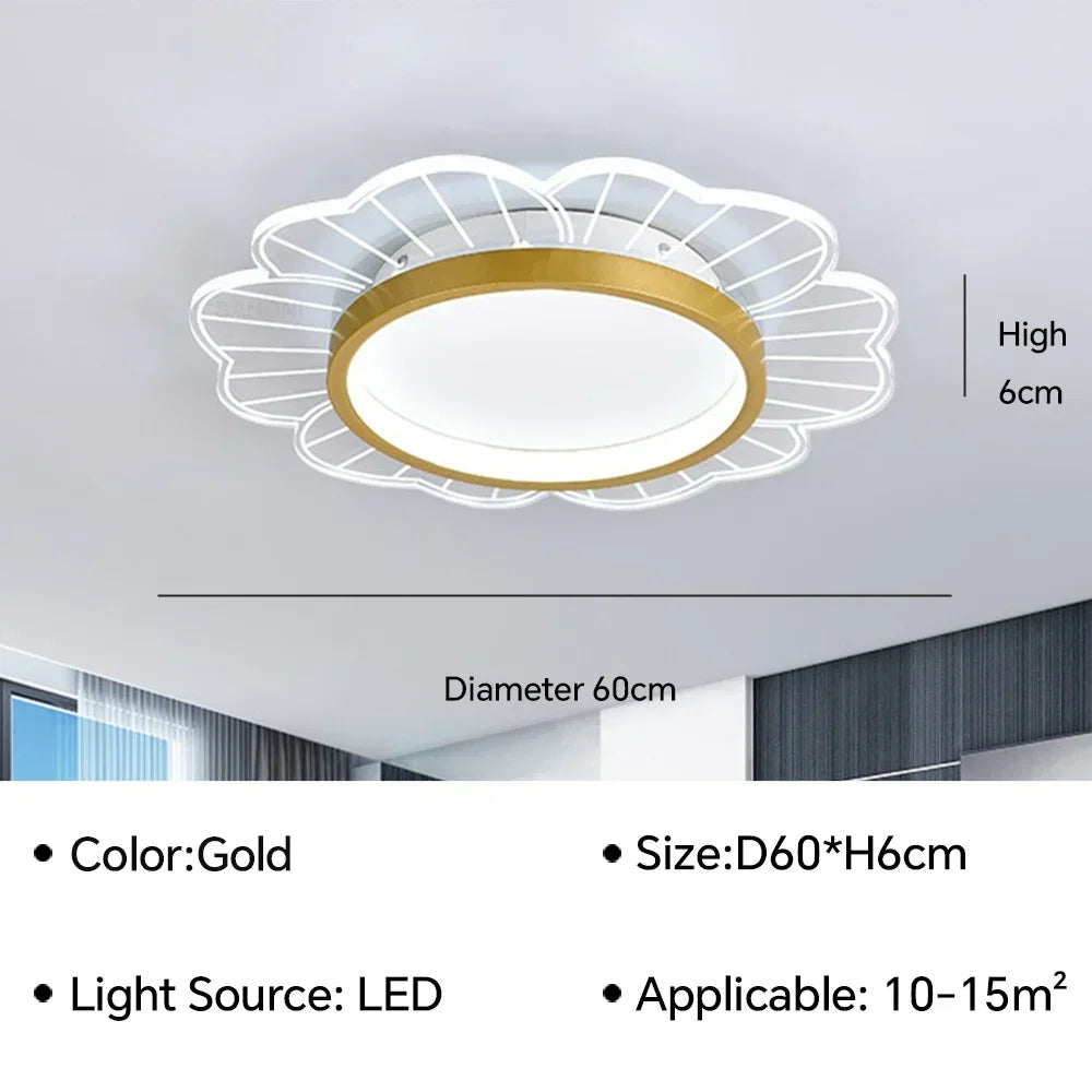 lustre moderne à leds pour décoration intérieure maison