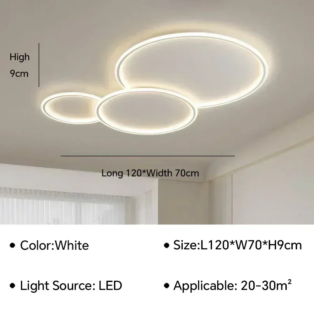 lustre moderne à leds pour intérieur décoratif