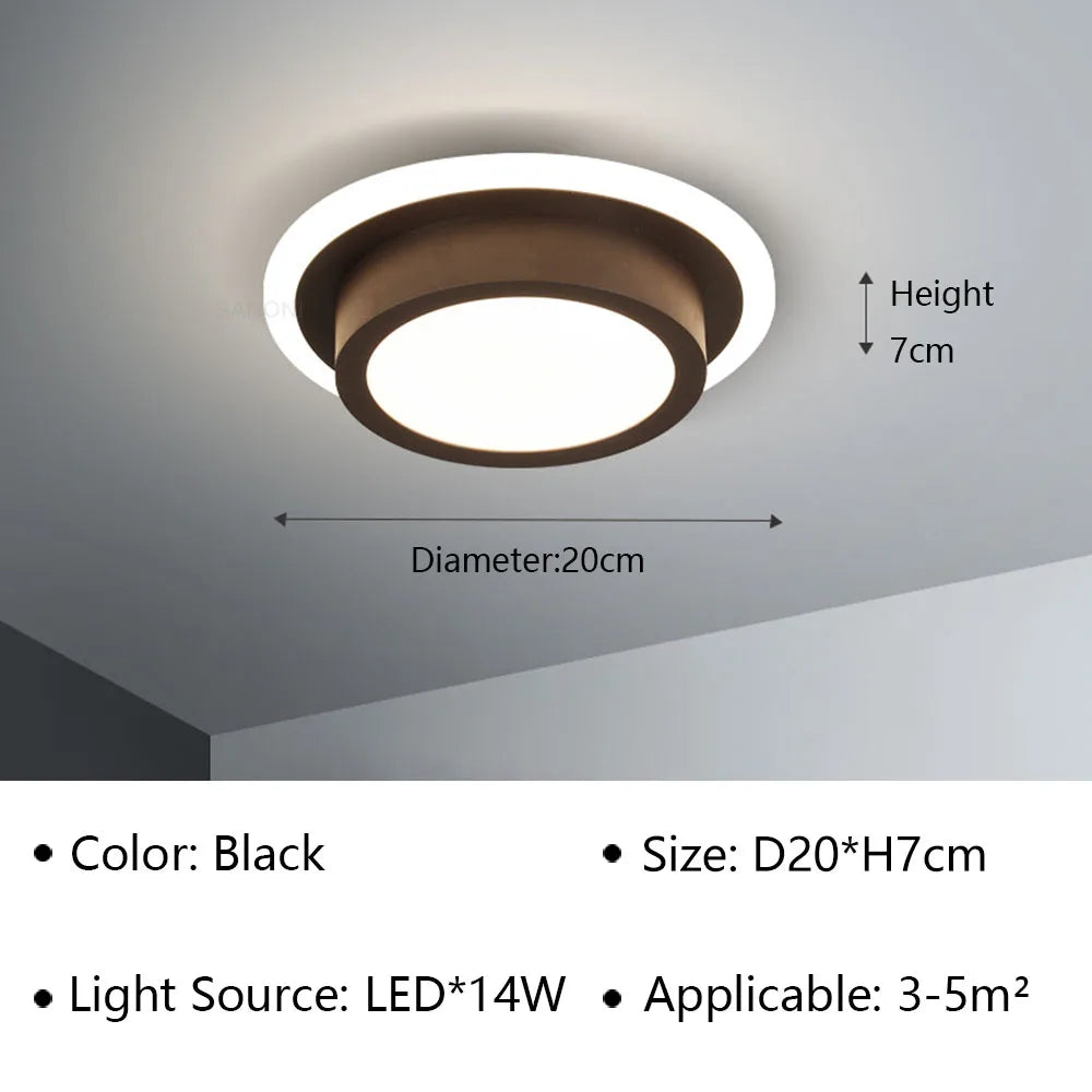 Plafonnier moderne à leds pour intérieur décoration maison