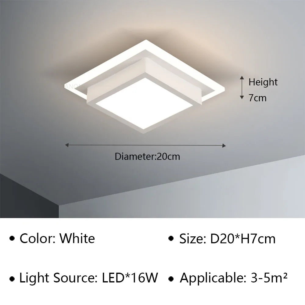 Plafonnier moderne à leds pour intérieur décoration maison