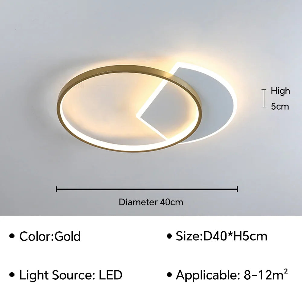 lustre moderne à leds pour intérieur de maison