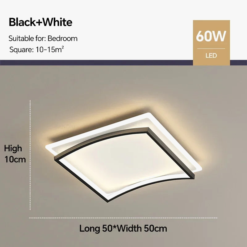 lustre moderne à leds pour intérieur de maison