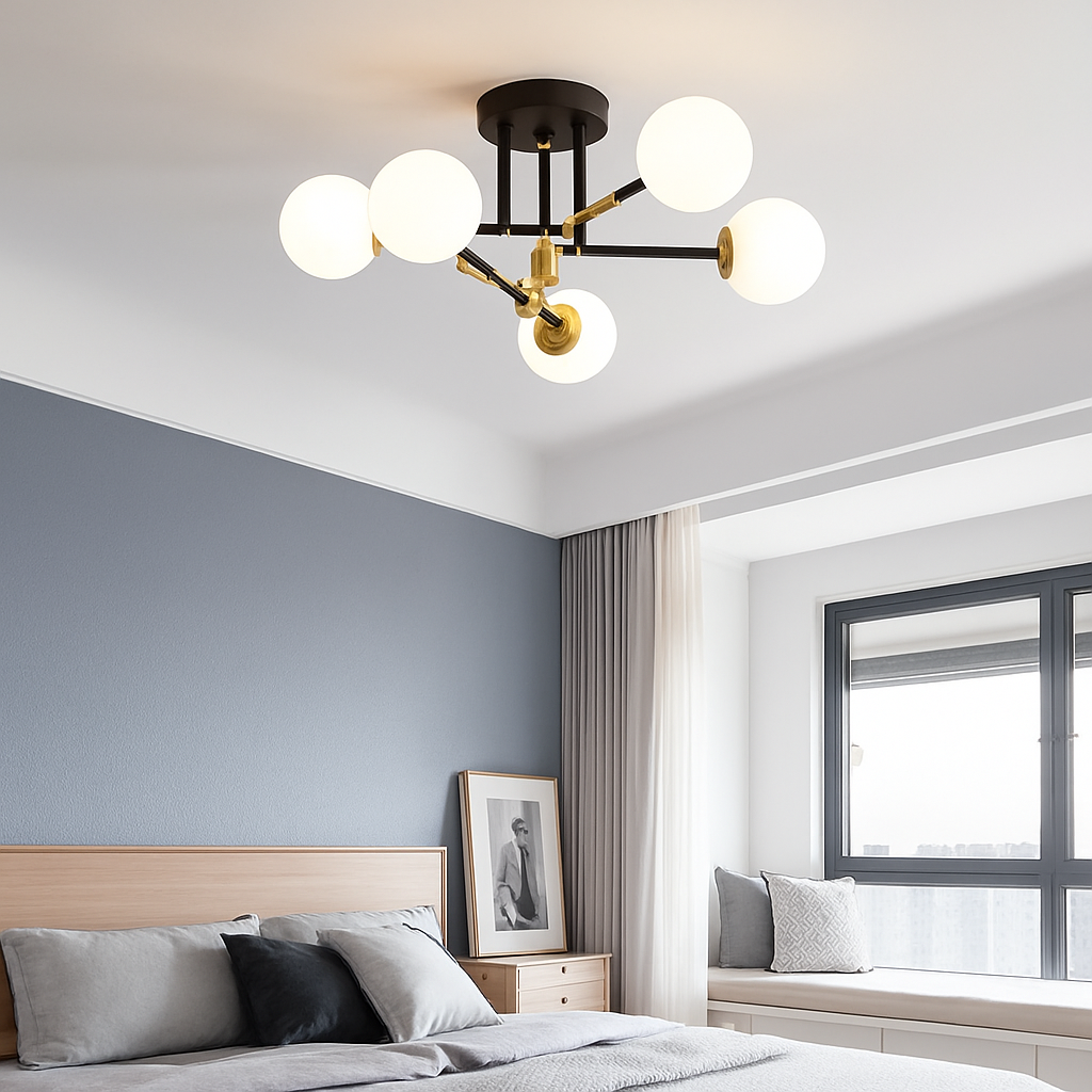 lustre moderne à leds simple suspension 	 design éclairage
